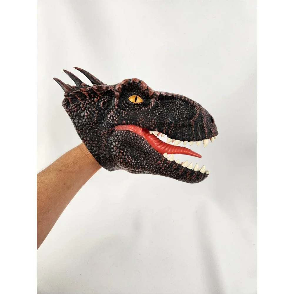 Dinosaur Rubber Hand Puppet‎ Toys Dino Pretend Play